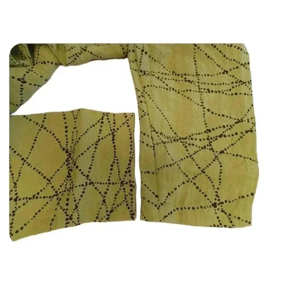 Habitat  3/4 Sleeve Lime Green Black Tunic Top Size XS - Picture 5 of 9